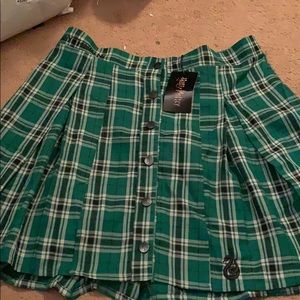 Slytherin school girl skirt